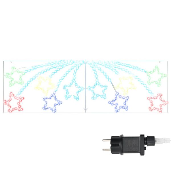 vidaXL Joulut&auml;hti Moniv&auml;rinen 180 x 57 cm Polyvinyylikloridi