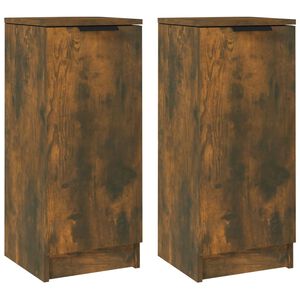 vidaXL Senkit 2 kpl savutammi 30x30x70 cm tekninen puu
