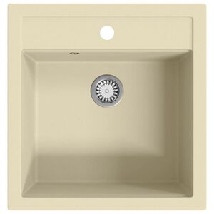 vidaXL Keitti&ouml;n pesuallas graniitti beige