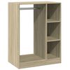 vidaXL Vaatekaappi Sonoma-tammi 77x48x102 cm lastulevy