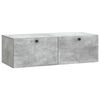 vidaXL Sein&auml;lle asennettava TV-kaappi Betoninharmaa 98 x 41 x 30 cm