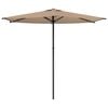 vidaXL Puutarhavarjo 270 x 270 cm Polyesteri Suorakaide Taupe