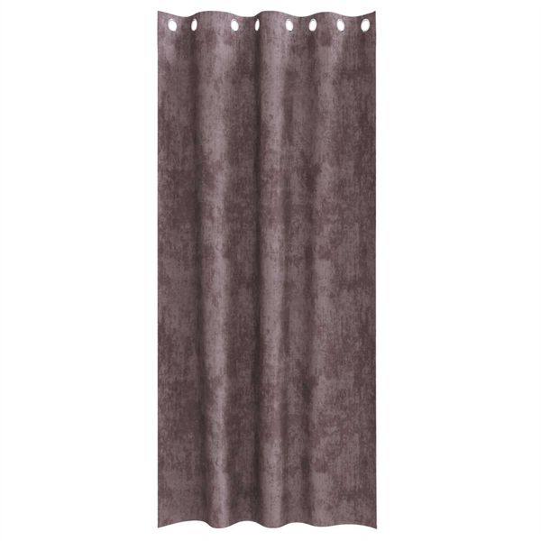 vidaXL Samettiverhot verhoilla 2 pcs Ruskea 225 x 140 cm Sametti