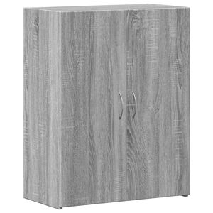 vidaXL Arkistokaappi harmaa Sonoma 60x32x77,5 cm tekninen puu