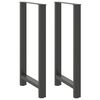 vidaXL Baarip&ouml;yd&auml;n jalat antrasiitti 2 kpl 60x(110-111) cm ter&auml;s