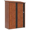 vidaXL Puutarhavajat Ruskea 140,5 x 74 x 200 cm Metalli
