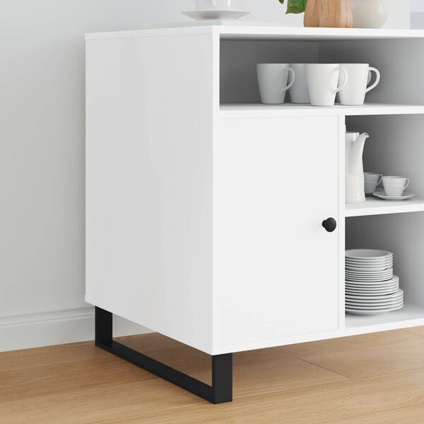 vidaXL Huonekalujalat 2 pcs Musta 54,6 x 4 x 10 mm Rauta