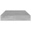 vidaXL Kirjahyllytasot 8 kpl betoninharmaa 100x10x1,5 cm lastulevy