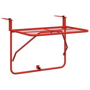 vidaXL Parvekep&ouml;yt&auml; punainen 60x40 cm ter&auml;s