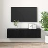 vidaXL TV-tasosetti 2 pcs Musta 60 x 30 x 30 cm Tekninen puu