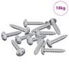 vidaXL Puuruuvit 10976 kpl Hopea Ter&auml;s
