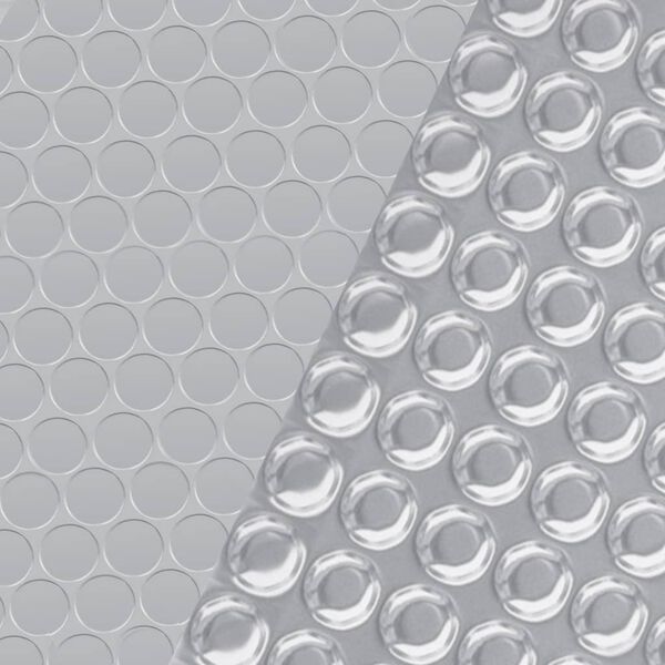 vidaXL Uima-altaan suoja hopea 300 cm PE