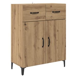 vidaXL Sivup&ouml;yt&auml; Artisan tammi 69,5 x 34 x 90 cm Tekninen puu