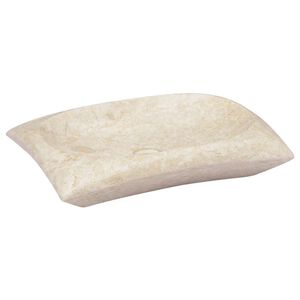 vidaXL Pesuallas kerma 50x35x10 cm marmori