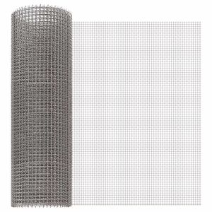 vidaXL Verkkoruudun 40 x 200 cm 3 Mesh Ruostumaton ter&auml;s 201 Hopea