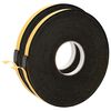 vidaXL Itsekiinnittyv&auml; vaahtoteippi 2 kpl Musta 10mm x 10m CR-vahto