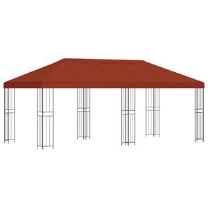 vidaXL Puutarhateltta 6 x 3 m Terrakotta Polyesteri ja ter&auml;s 190 gsm