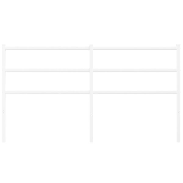 vidaXL Metallinen vaihtop&auml;&auml;ty valkoinen 150 cm