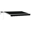 vidaXL Manuaalinen markiisin runko LED-valoilla 3 x 2,5 m