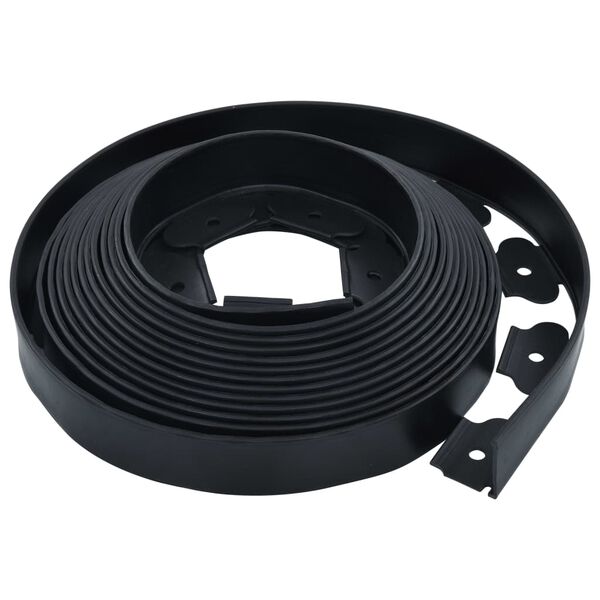 vidaXL Joustava nurmikonreunus 30 tappia 10 m 5 cm