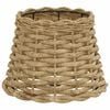 vidaXL Lampunvarjostin ruskea &Oslash;20x15 cm paju