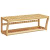 vidaXL Pyyhehylly sein&auml;kiinnitett&auml;v&auml; 60x25x20 cm bambu