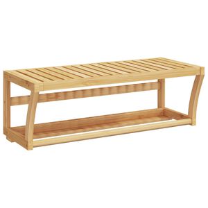 vidaXL Pyyhehylly sein&auml;kiinnitett&auml;v&auml; 60x25x20 cm bambu