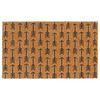 vidaXL Ovimatto luonnollinen 45x75 cm tuftattu kookos