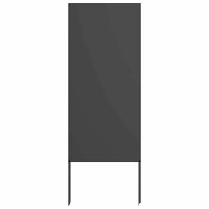 vidaXL Puutarhan yksityisyyden verho Viivakuvio Musta 50 x 140 cm