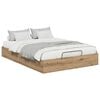 vidaXL Ottoman S&auml;ngyn Runko Artisan Tammi 4FT6 Double K&auml;sitelty puu