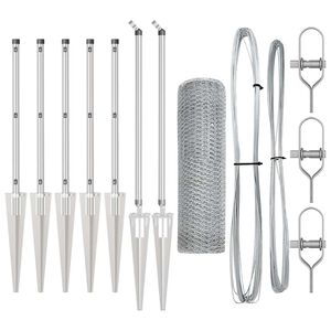 vidaXL Aitalatu Hopea 10 x 0,4 m (13 mm verkko) Ter&auml;s