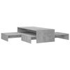 vidaXL Sohvap&ouml;yt&auml;sarja betoninharmaa 100x100x26,5 cm lastulevy