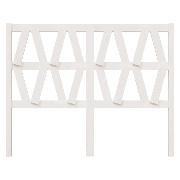 vidaXL S&auml;ngynp&auml;&auml;ty valkoinen 146x4x100 cm t&auml;ysi m&auml;nty