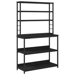 vidaXL Keitti&ouml;hylly 5 tasoa 100 x 40 x 168 cm Tekninen puu