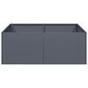 vidaXL Kukkalaatikko antrasiitti 80x80x30 cm ter&auml;s