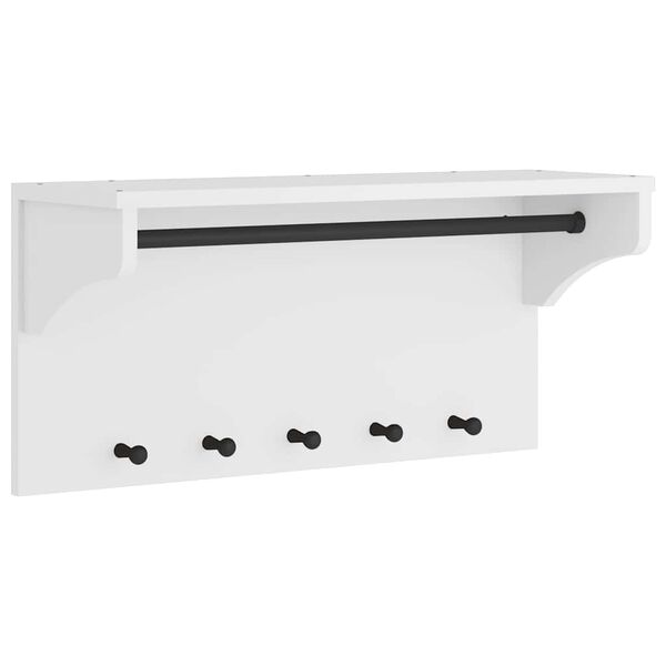 vidaXL Sein&auml;naulakko SANDNES valkoinen 87x30x42 cm t&auml;ysi m&auml;nty