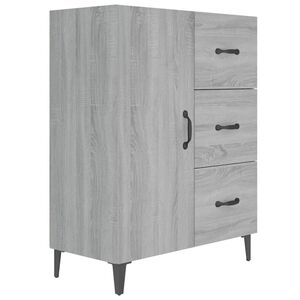 vidaXL Senkki harmaa Sonoma 69,5x34x90 cm tekninen puu
