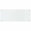 vidaXL Keittiön suojapaneeli 2 pcs Läpinäkyvä 100 x 40 cm