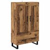 vidaXL Korkea kaappi Vanha Puu 69,5 x 31 x 115 cm Tekninen puu