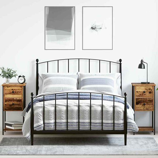 vidaXL Y&ouml;p&ouml;yt&auml;kaappi 2 pcs Vanha puu 32 x 42 x 70 cm Tekninen puu