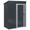 vidaXL Puutarhavajat Antrasiitti 137 x 81 x 180 cm Metalli