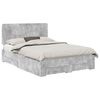 vidaXL S&auml;ngyn runko p&auml;&auml;tyll&auml; Betoni Harmaa 5FT King Size Tekninen puu