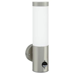 vidaXL Ulkoisen sein&auml;valon Hopea 12 x 8,5 x 29 cm