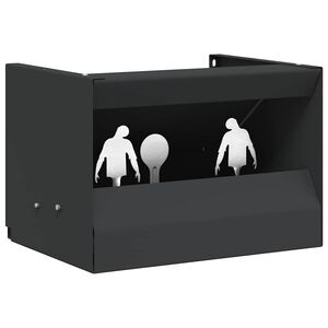vidaXL Magneettinen ammuksensieppaava maalitaulu 4 + 1 kohdetta zombie