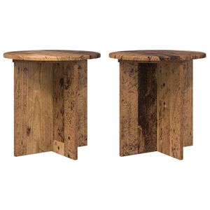 vidaXL Kasviteline 2 kpl Vanha puu 40 x 40 x 40 cm Tekninen puu