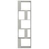 vidaXL Kirjahylly/tilanjakaja betoninharmaa 45x24x159 cm tekninen puu