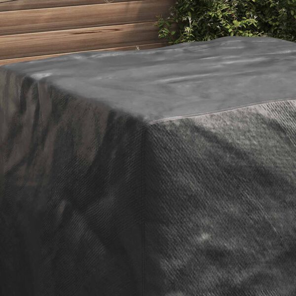 vidaXL Huonekalusuojus Yksiv&auml;rinen Musta 116 x 100 x 120 cm 210D