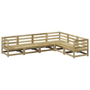 vidaXL 6-osainen Ulkosohvasarja kyll&auml;stetty m&auml;nty