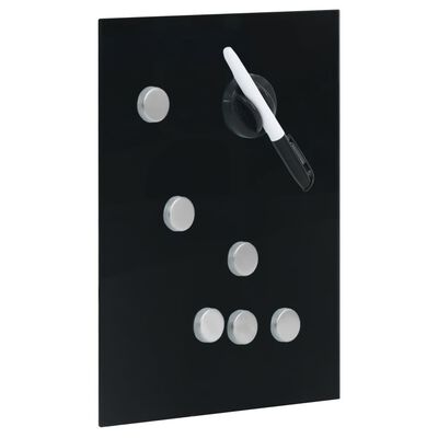 vidaXL Magneettinen avainkaappi musta 30x20x5,5 cm