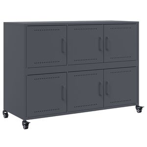 vidaXL Senkki antrasiitti 100,5x39x72 cm ter&auml;s